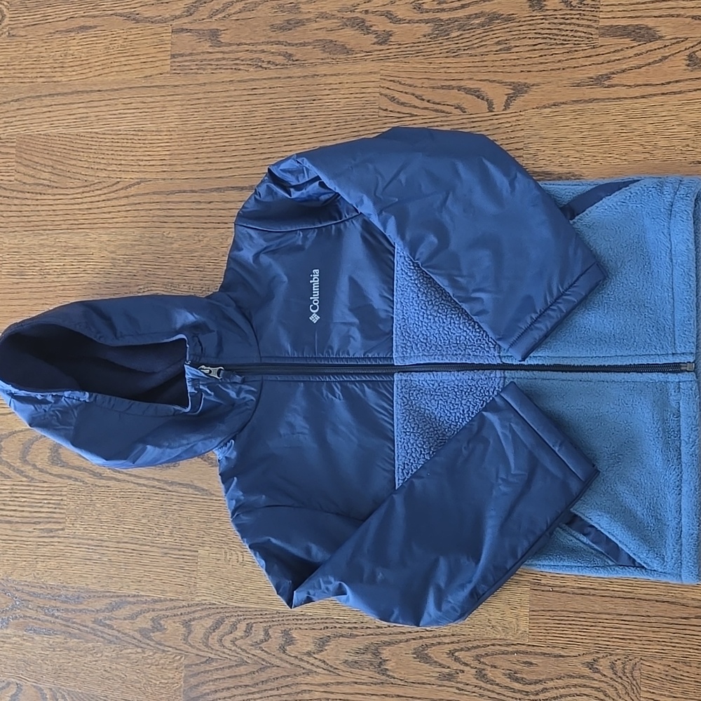 Columbia Blue Hooded Jacket